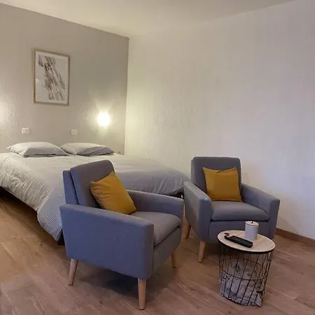 Le Belleviste - Studio Equipe, Wifi, Parking Hotell *